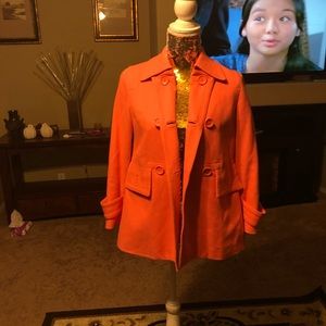 Super cute banana republic coral pea coat